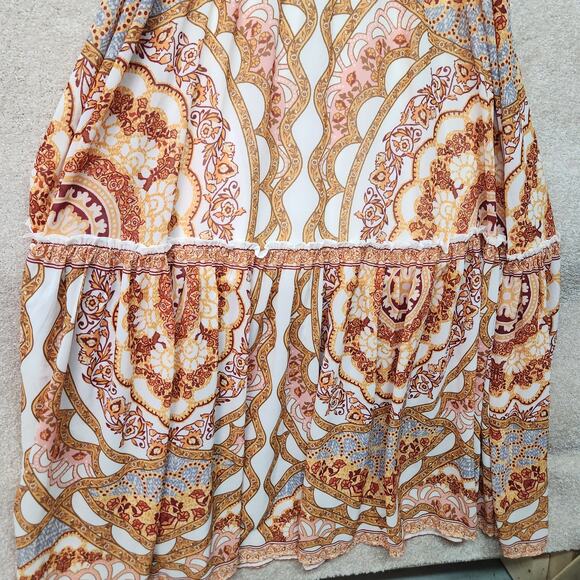 Bohme Astoria Boho Maxi Dress Size Small Goddess - Picture 4 of 8